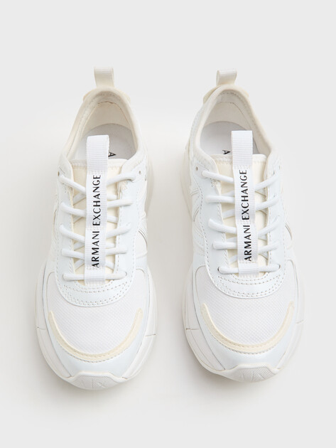 Женские кроссовки ARMANI EXCHANGE CHER, Артикул XDX039, белый | 3401136. Ракурс 5