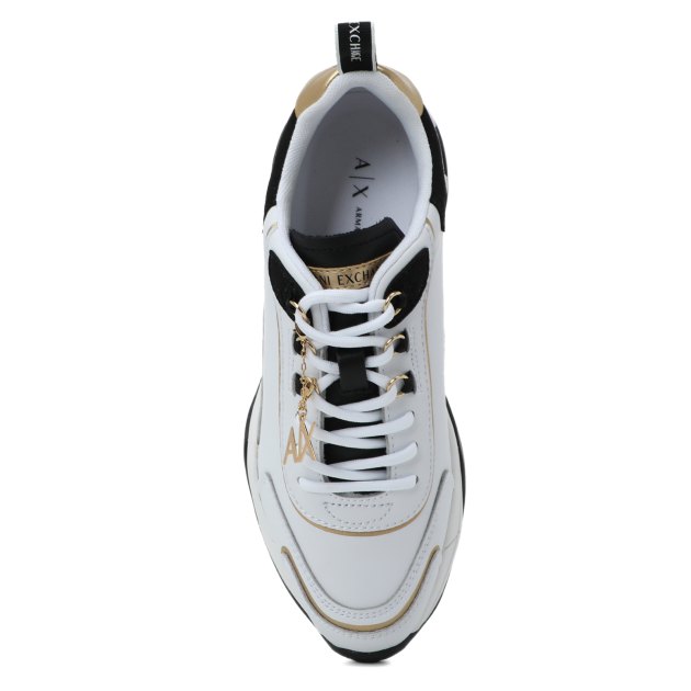 Женские кроссовки ARMANI EXCHANGE CHER, Артикул XDX104, белый | 3401147. Ракурс 2