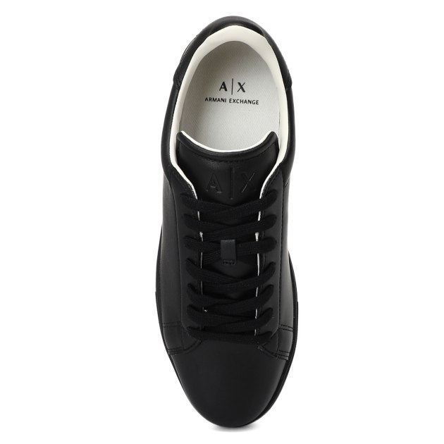 Мужские кеды ARMANI EXCHANGE PARIS, Артикул XUX001, черный | 3401180. Ракурс 2