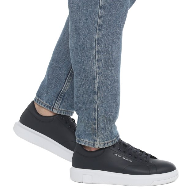 Мужские кеды ARMANI EXCHANGE VENICE, Артикул XUX123, темно-синий | 3401212. Ракурс 8