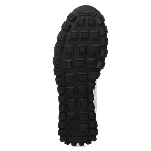 Мужские кроссовки ARMANI EXCHANGE DROP, Артикул XUX169, молочно-белый | 3401237. Ракурс 3