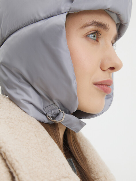 Женская шапка MAISON DAVID, Артикул CAP-1, серый | 3403751. Ракурс 3