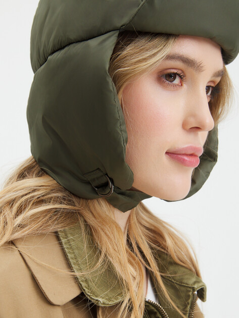 Женская шапка MAISON DAVID, Артикул CAP-1, зеленый | 3403783. Ракурс 3