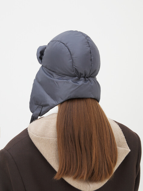 Женская шапка MAISON DAVID, Артикул CAP-1, темно-серый | 3403787. Ракурс 2