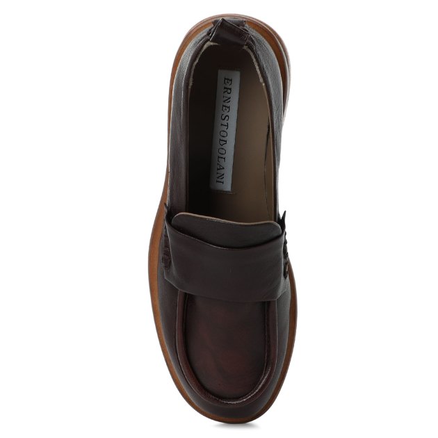 Женские лоферы ERNESTO DOLANI, Артикул 4DCHI07, темно-коричневый | 3405474. Ракурс 2