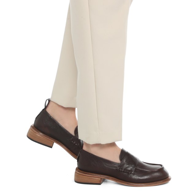 Женские лоферы ERNESTO DOLANI, Артикул 4DCHI07, темно-коричневый | 3405474. Ракурс 4