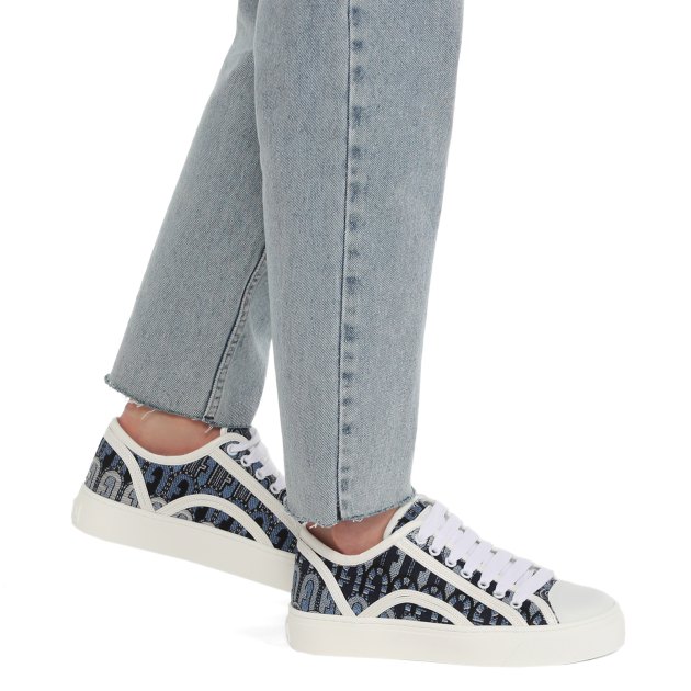 Женские кеды FURLA FURLA BINDING, Артикул YE23FBD, синий | 3408798. Ракурс 4