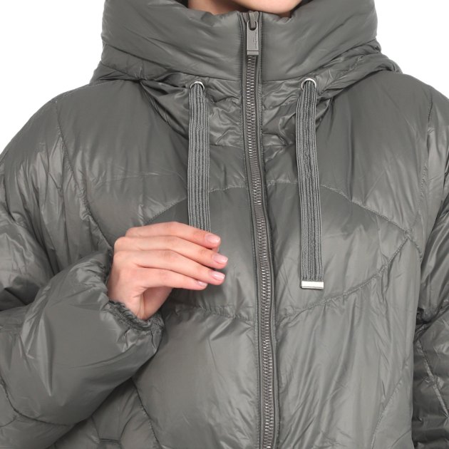 Женский пуховик MAISON DAVID, Артикул MLY005-1, зелено-серый | 3411702. Ракурс 7
