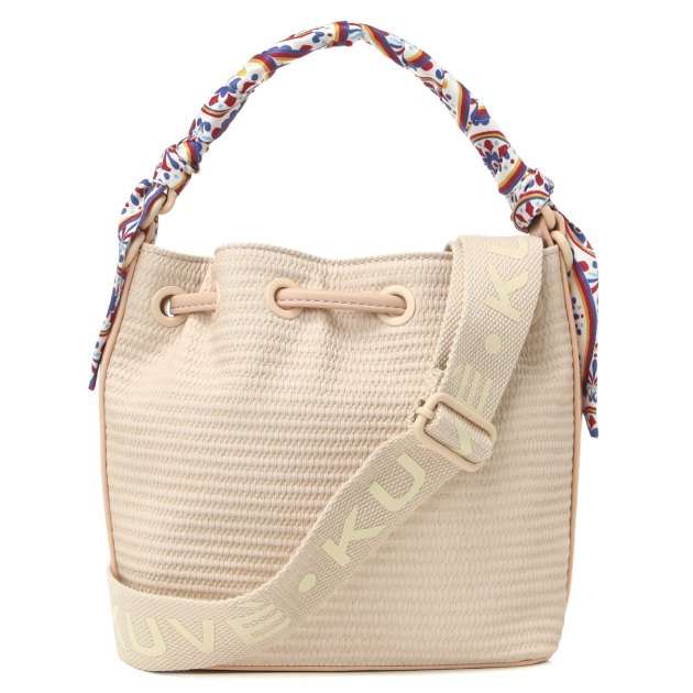 Женская сумка  KUVE` COLETTE, Артикул KUBS6TR05, бежево-розовый | 3417567. Ракурс 3