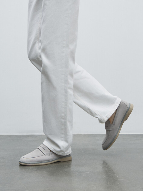 Женские лоферы TENDANCE, Артикул LDFM20A-89, светло-серый | 3418586. Ракурс 7