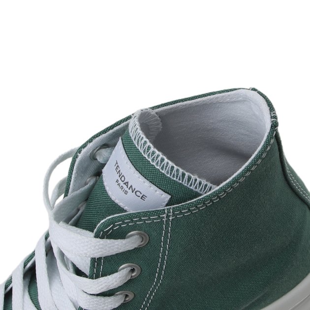 Женские высокие кеды TENDANCE, Артикул AQ515C-02, серо-зеленый | 3420721. Ракурс 2