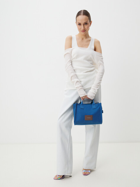 Женский тоут TENDANCE, Артикул A5500, синий | 3424968. Ракурс 6