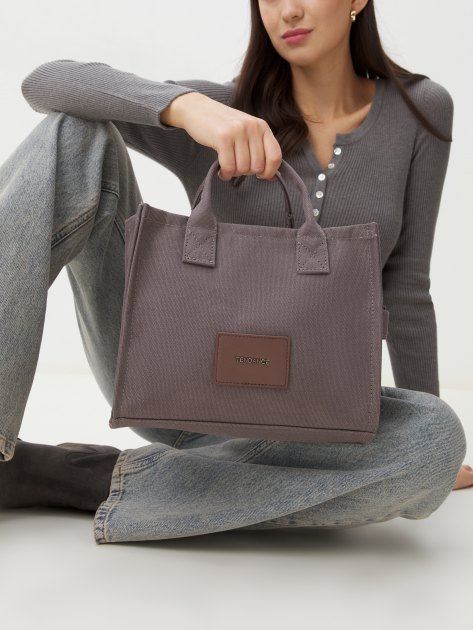 Женский тоут TENDANCE, Артикул A5500, серовато-фиолетовый | 3424976. Ракурс 2