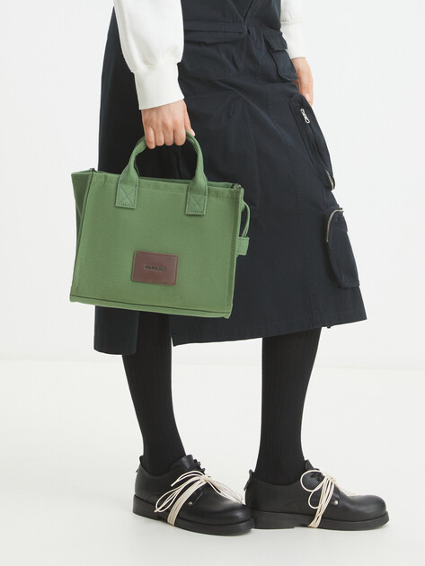 Женский тоут TENDANCE, Артикул A5500, серовато-зеленый | 3424990. Ракурс 2