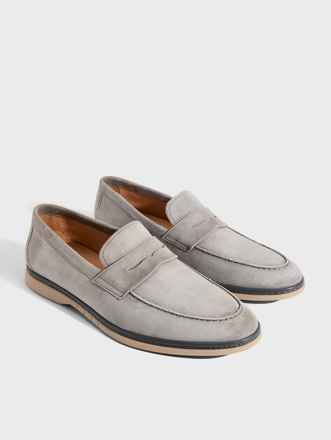 Мужские лоферы TENDANCE, Артикул LD-M20A, серый | 3426775. Ракурс 3