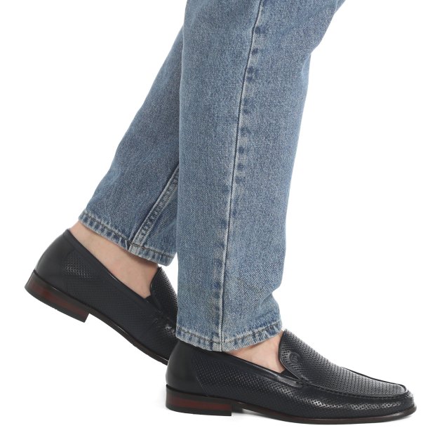 Мужские лоферы TENDANCE, Артикул LDF971-2, темно-синий | 3426783. Ракурс 4