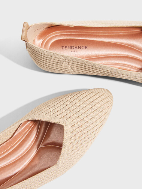 Женские балетки TENDANCE, Артикул AF22D56-1, светло-бежевый | 3430435. Ракурс 4 Женские балетки TENDANCE, Артикул AF22D56-1, светло-бежевый | 3430435. Ракурс 4