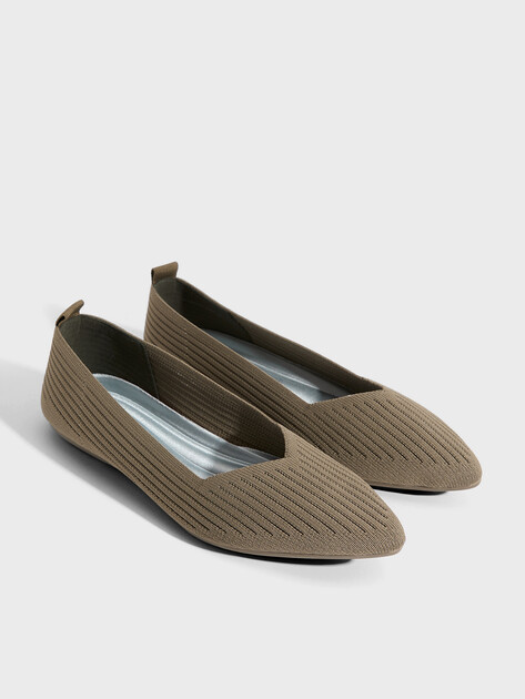 Женские балетки TENDANCE, Артикул AF22D56-1, серо-зеленый | 3430456. Ракурс 3