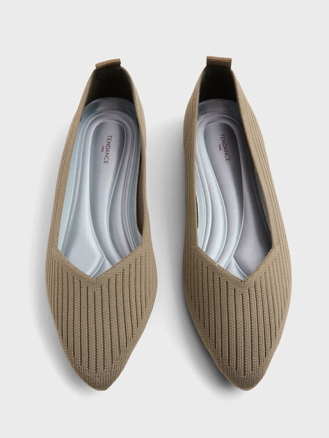 Женские балетки TENDANCE, Артикул AF22D56-1, серо-зеленый | 3430456. Ракурс 5