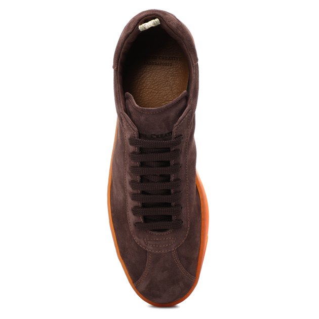 Мужские кеды OFFICINE CREATIVE, Артикул KARMA/001, темно-коричневый | 3430976. Ракурс 2