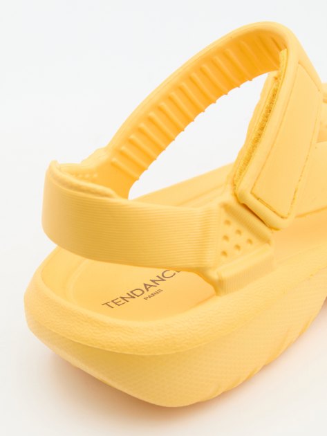 Детские сандалии TENDANCE, Артикул J-6C2111032K, лимонный | 3436023. Ракурс 6