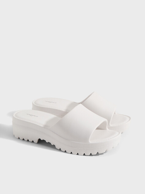 Женские сланцы TENDANCE, Артикул J-9G2205002, белый | 3436362. Ракурс 2