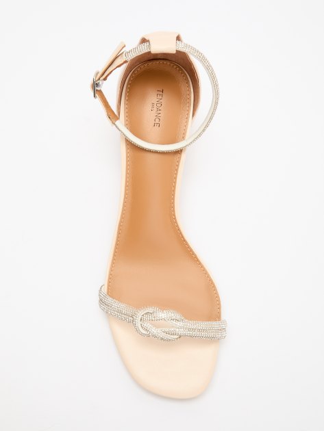 Женские босоножки TENDANCE, Артикул DL2350-7, светло-бежевый | 3439839. Ракурс 4