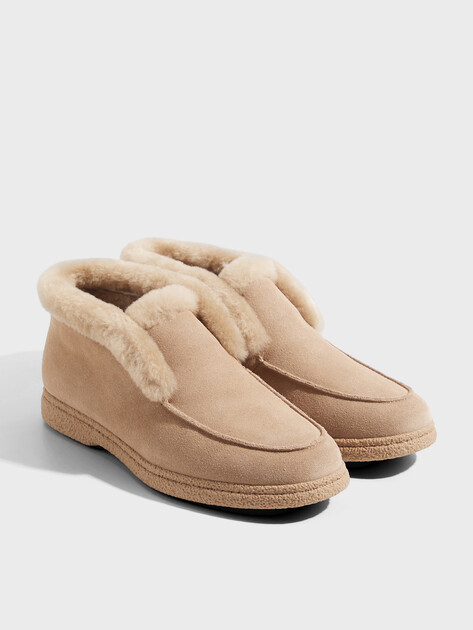 Женские высокие лоферы TENDANCE, Артикул YS-2266-46M, бежевый | 3440528. Ракурс 2