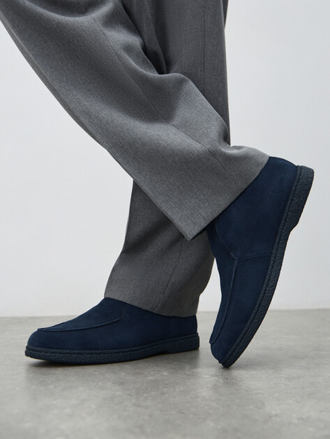 Мужские высокие лоферы TENDANCE, Артикул YS-M2266-42, темно-синий | 3440566. Ракурс 6