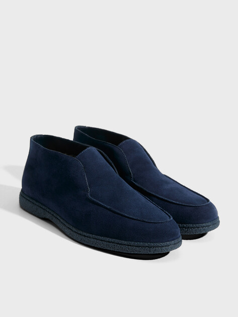 Мужские высокие лоферы TENDANCE, Артикул YS-M2266-42, темно-синий | 3440566. Ракурс 2