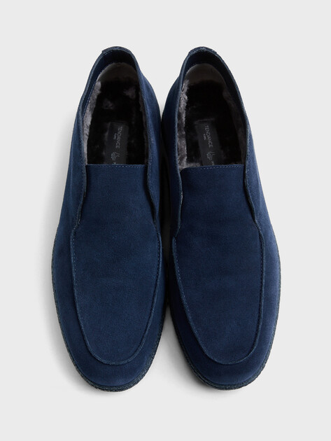 Мужские высокие лоферы TENDANCE, Артикул YS-M2266-42, темно-синий | 3440566. Ракурс 4
