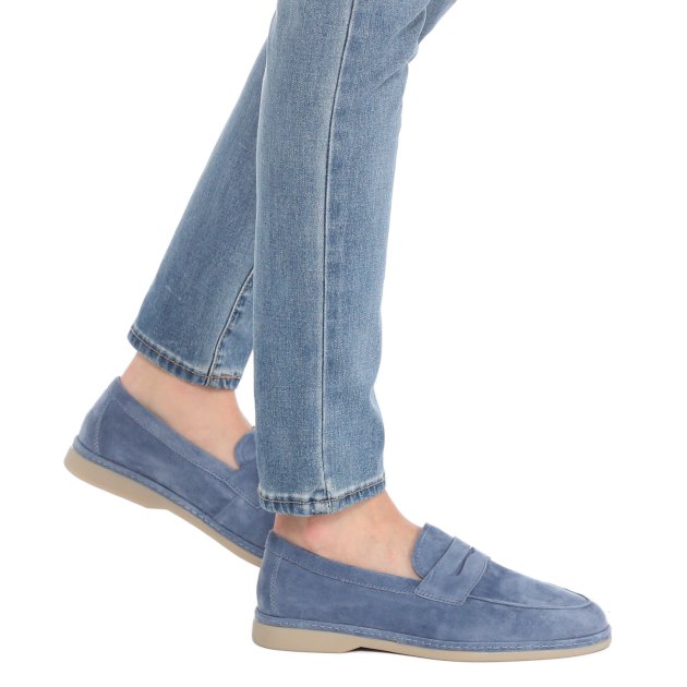 Женские лоферы TENDANCE, Артикул YS-22059A-1, серо-голубой | 3442162. Ракурс 7