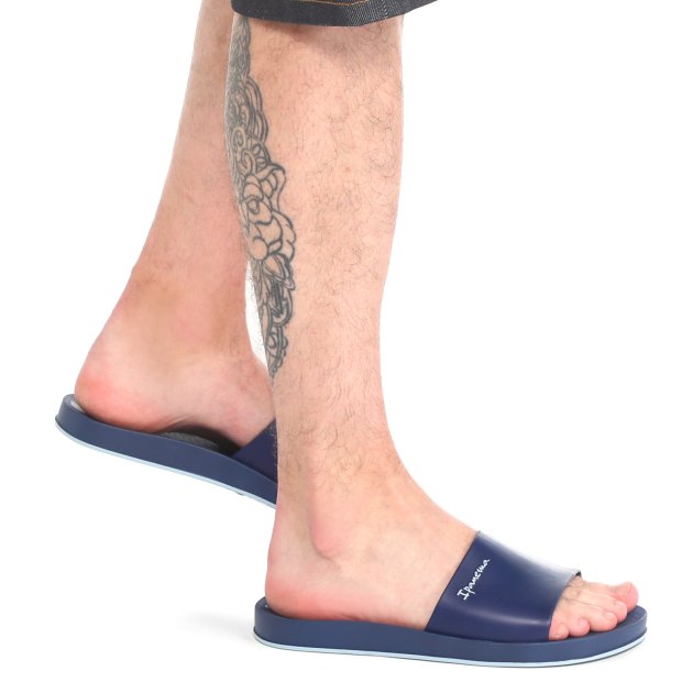 Мужские сланцы IPANEMA SLIDE UNISEX, Артикул 82832, темно-синий | 3443662. Ракурс 4