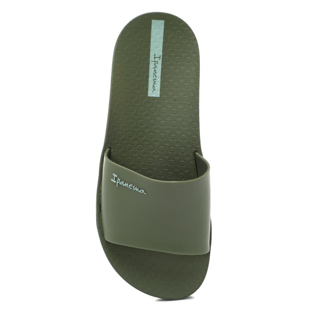 Мужские сланцы IPANEMA SLIDE UNISEX, Артикул 82832, темно-зеленый | 3443664. Ракурс 2