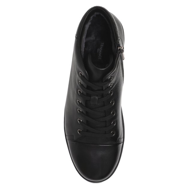 Мужские высокие кеды TENDANCE, Артикул SN206H-05, черный | 3445850. Ракурс 2