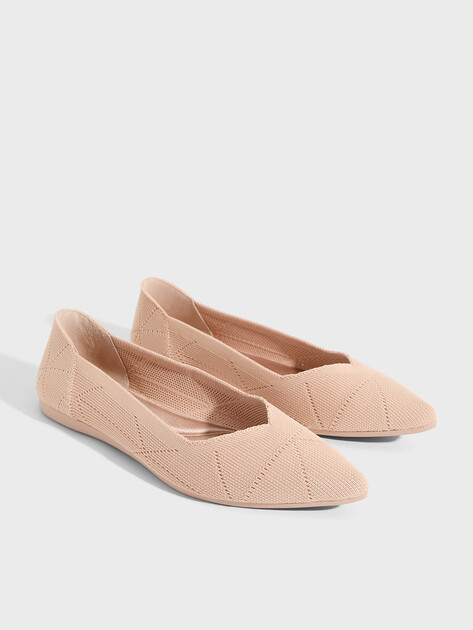 Женские балетки TENDANCE, Артикул HCF225-1, розово-бежевый | 3447960. Ракурс 2