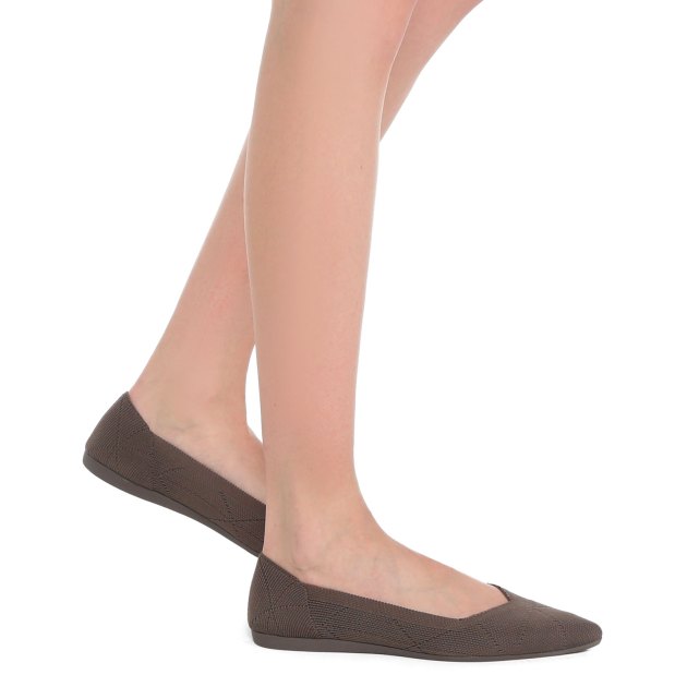 Женские балетки TENDANCE, Артикул HCF225-1, серо-коричневый | 3447977. Ракурс 8
