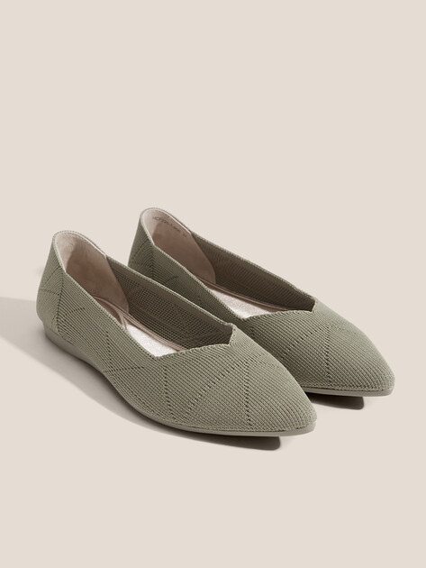 Женские балетки TENDANCE, Артикул HCF225-1, серо-зеленый | 3447979. Ракурс 2