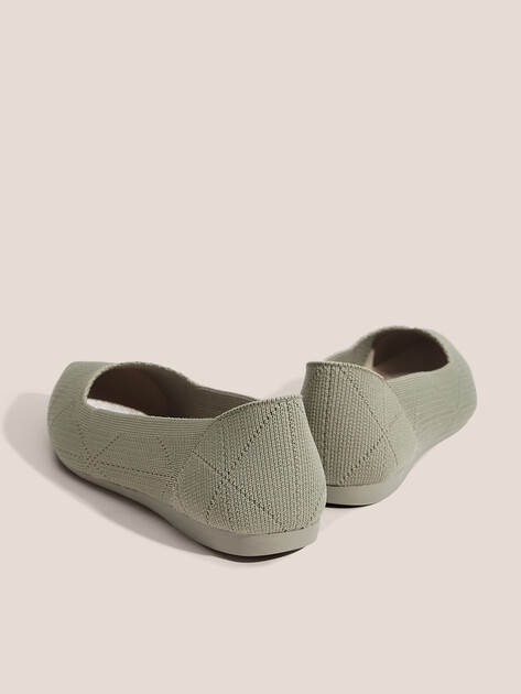 Женские балетки TENDANCE, Артикул HCF225-1, серо-зеленый | 3447979. Ракурс 5