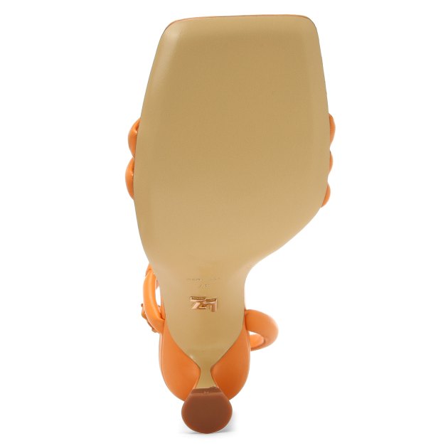 Босоножки LOLA CRUZ FIRENZE, Артикул 188Z14BK, апельсиновый | 3451089. Ракурс 3