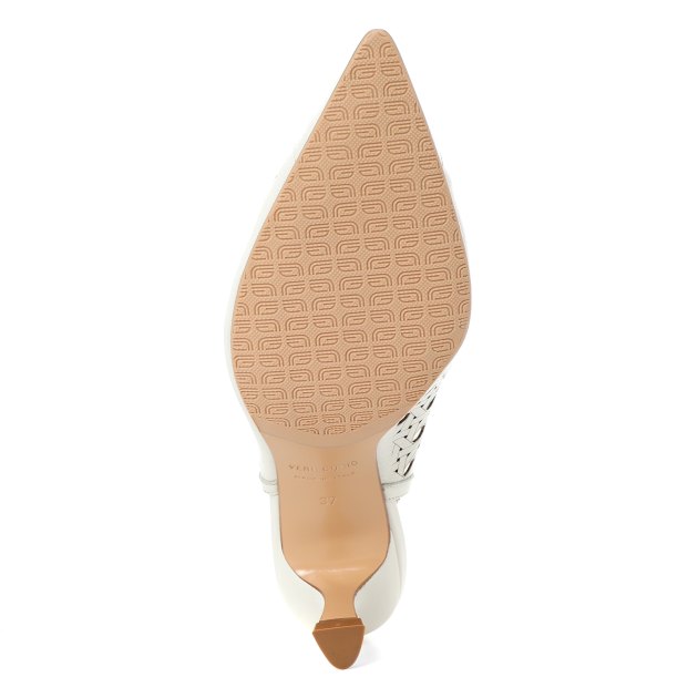 Женские туфли с открытой пяткой (слинг-бэк) GIOVANNI FABIANI, Артикул S23654, молочно-белый | 3455703. Ракурс 3