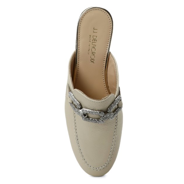 Мюли J.J.DELACROIX, Артикул 1097 MO04318, светло-бежевый | 3461514. Ракурс 2