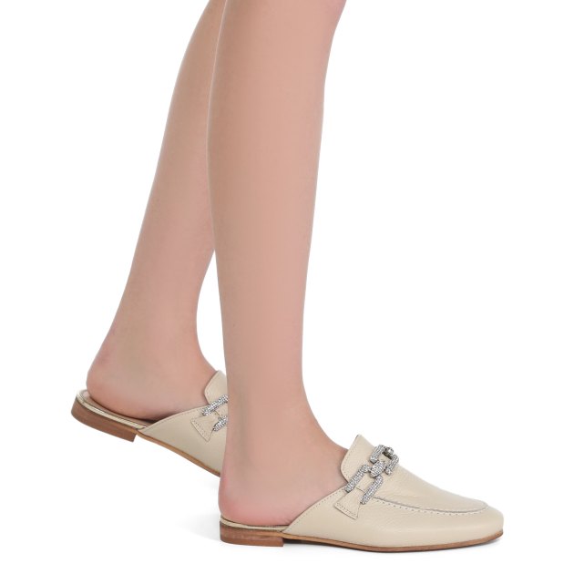 Мюли J.J.DELACROIX, Артикул 1097 MO04318, светло-бежевый | 3461514. Ракурс 4