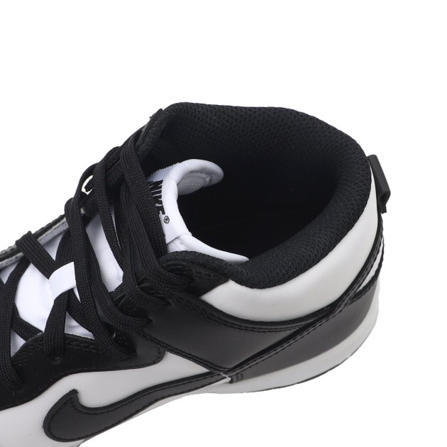 Мужские высокие кеды NIKE Dunk High Retro, Артикул DD1399, черный | 3462779. Ракурс 2