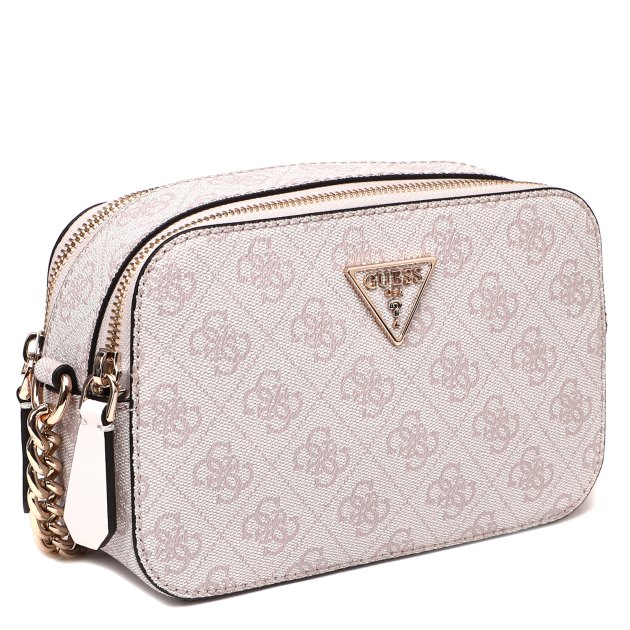 Женская сумка через плечо кросс-боди GUESS NOELLE CROSSBODY CAMERA, Артикул HWBD7879140, бледно-серый | 3465733. Ракурс 2