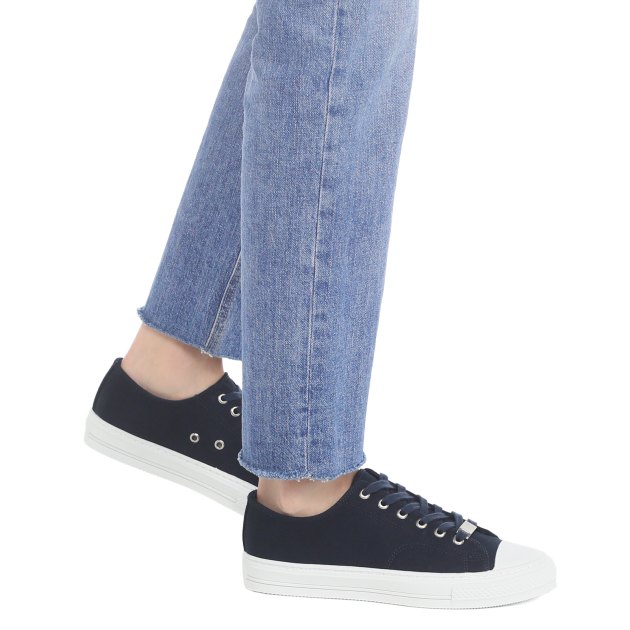 Женские кеды из денима TENDANCE, Артикул GLC75-03, темно-синий | 3466034. Ракурс 4