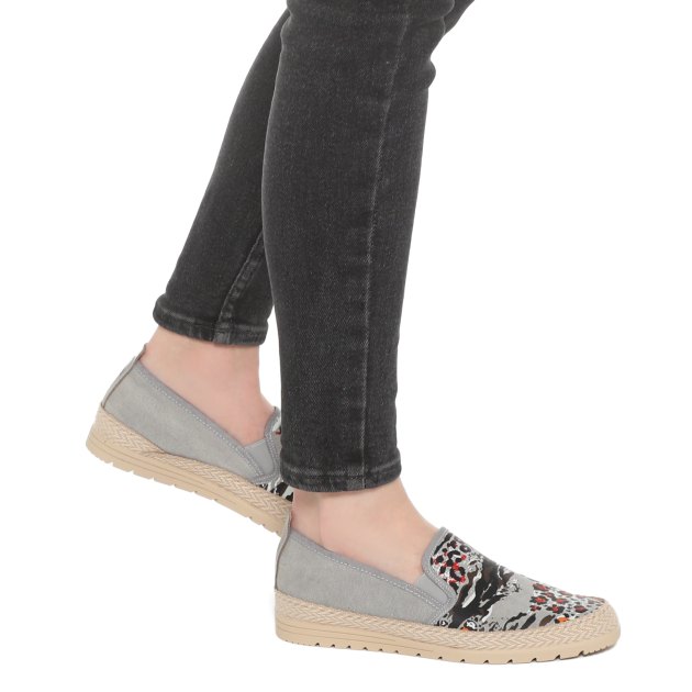 Женские слипоны CREATIVO SPAIN, Артикул 3611-3606, светло-серый | 3467303. Ракурс 4