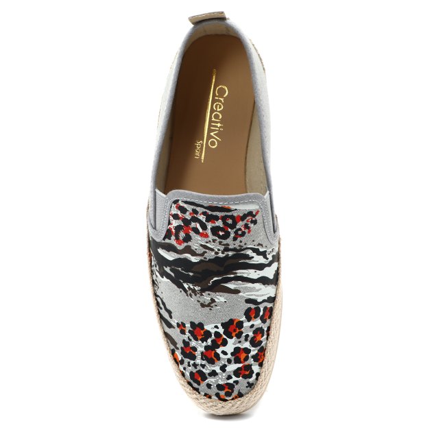 Женские слипоны CREATIVO SPAIN, Артикул 3611-3606, светло-серый | 3467303. Ракурс 2