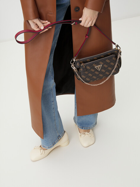 Сумка через плечо GUESS NOELLE DBL POUCH CROSSBODY