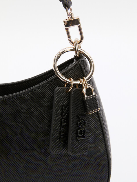 Женская сумка GUESS NOELLE TOP ZIP SHOULDER BAG, Артикул HWZG7879180, черный | 3473331. Ракурс 4 Женская сумка GUESS NOELLE TOP ZIP SHOULDER BAG, Артикул HWZG7879180, черный | 3473331. Ракурс 4
